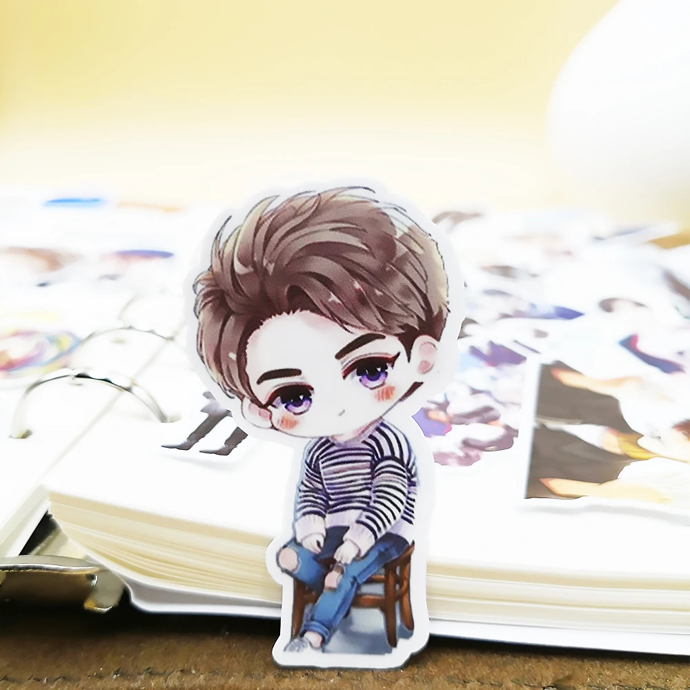 

32pcs Creative Cute Self-made Korea boy background scrapbooking Stickers /Decorative Sticker /DIY Craft Photo Album Dairy