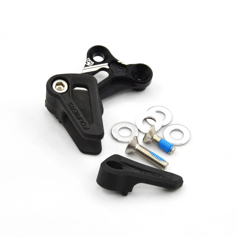 Excellent Fouriers Bicycle Guide Chian Tensioner Single-disc Steady guide MTB Bike protector Seattube Clamp For 1*System Aseemble parts 27