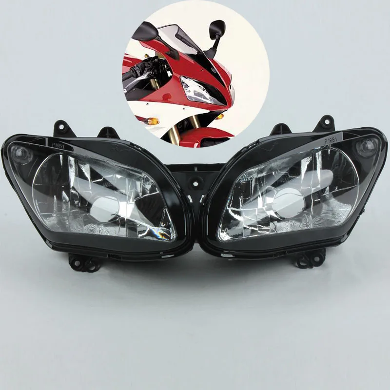 

Motorcycle Front Headlight Head Light Lamp Assembly For Yamaha YZFR1 YZF-R1 YZF R1 2002 2003