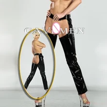 Открытым crotchleatherwear* 962* дамы сексуальные стринги Т-backbikini боксер Треугольники пижамы костюм