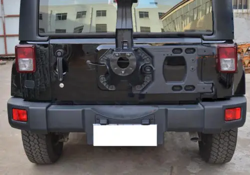 Алюминий для Jeep Wrangler JK 2008 2009 2010 2011 2012 2013 расширения держатель запасного колеса заднее колесо Перевозчик