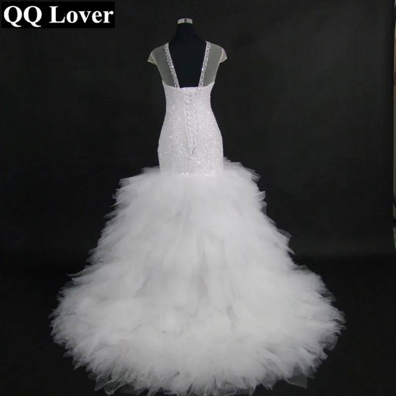 QQ Lover 2019 последняя африканская кожа цвет иллюзия фотосвадебное платье