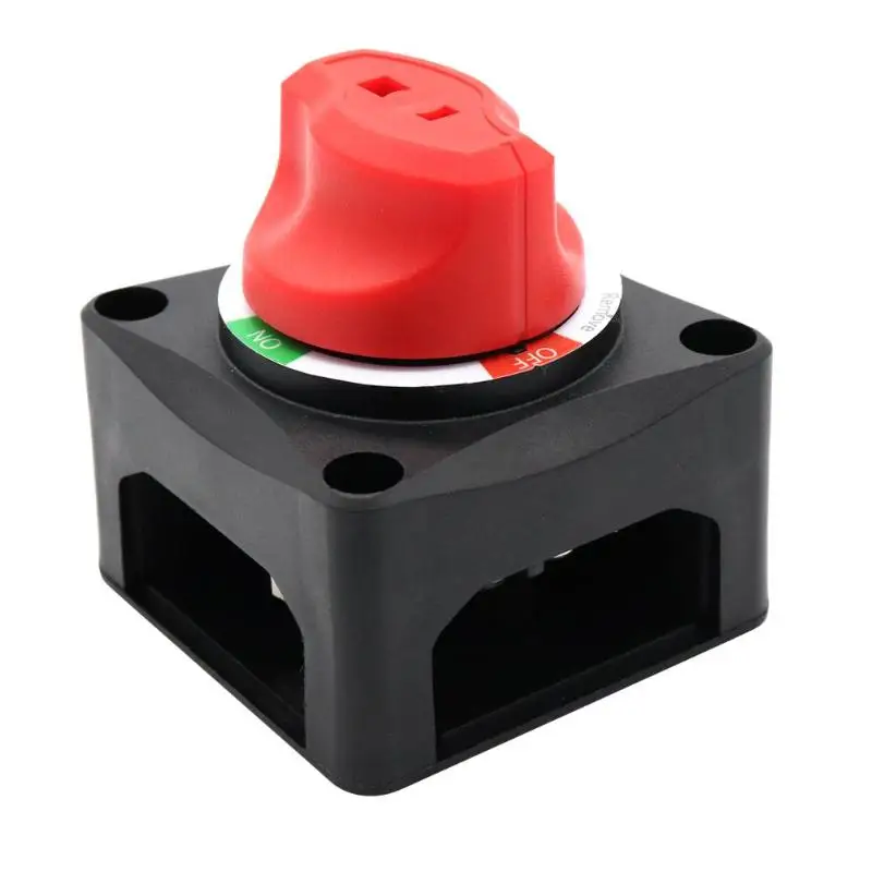 

VODOOL Car Interior Parts 48V DC 275A On-Off Battery Main Switch 2 Position Dual Battery Selector Switch with AFD Car Switches