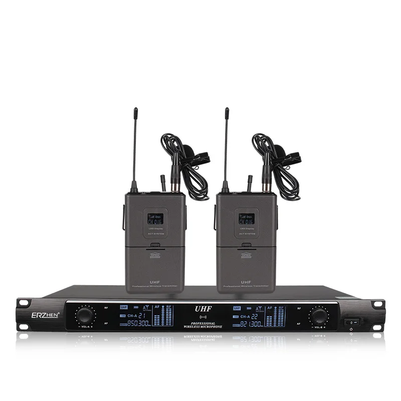 Беспроводной SystemX-2600 профессиональный микрофон 2 канала VHF Профессиональный 2 ручной микрофон сценический караоке беспроводной микрофон