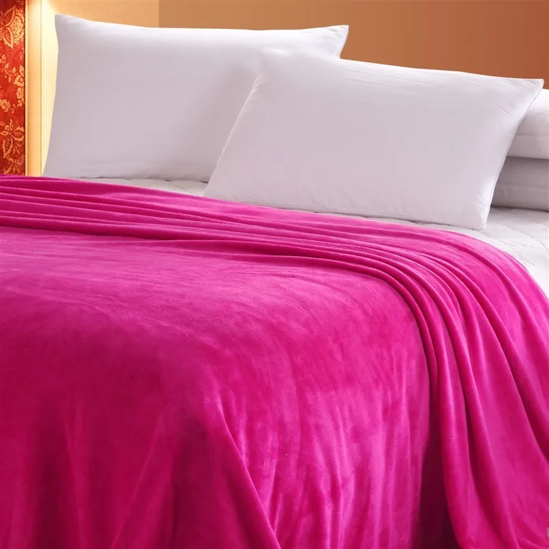 Simanfei одеяло s сверхтонкое мягкое Фланелевое одноцветное Постельное белье Текстиль коралловый флис простыня покрывало плед для дивана и кровати
