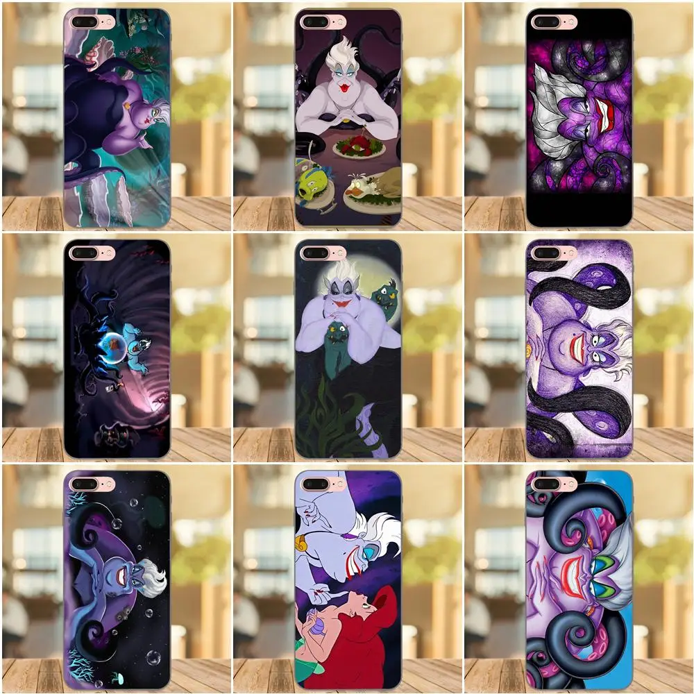 

TPU Cell Case For Galaxy C5 C7 J1 J2 J3 J330 J5 J6 J7 J730 2017 Ace Core Duo Max Mini Plus Prime Pro Ursula The Little Mermaid