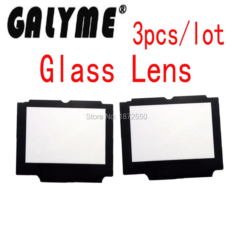 

3pcs/lot Hot Sale For GameBoyAdvanceSP Glass Protection Panel Replacement Screen Lens Protector For GBASP GBO DMG Glass mirror