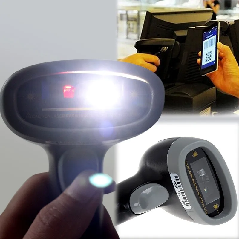 M4 проводной USB 2D сканер штрих кода PDF417 DataMatrix qr код считыватель сканирование IOS Android