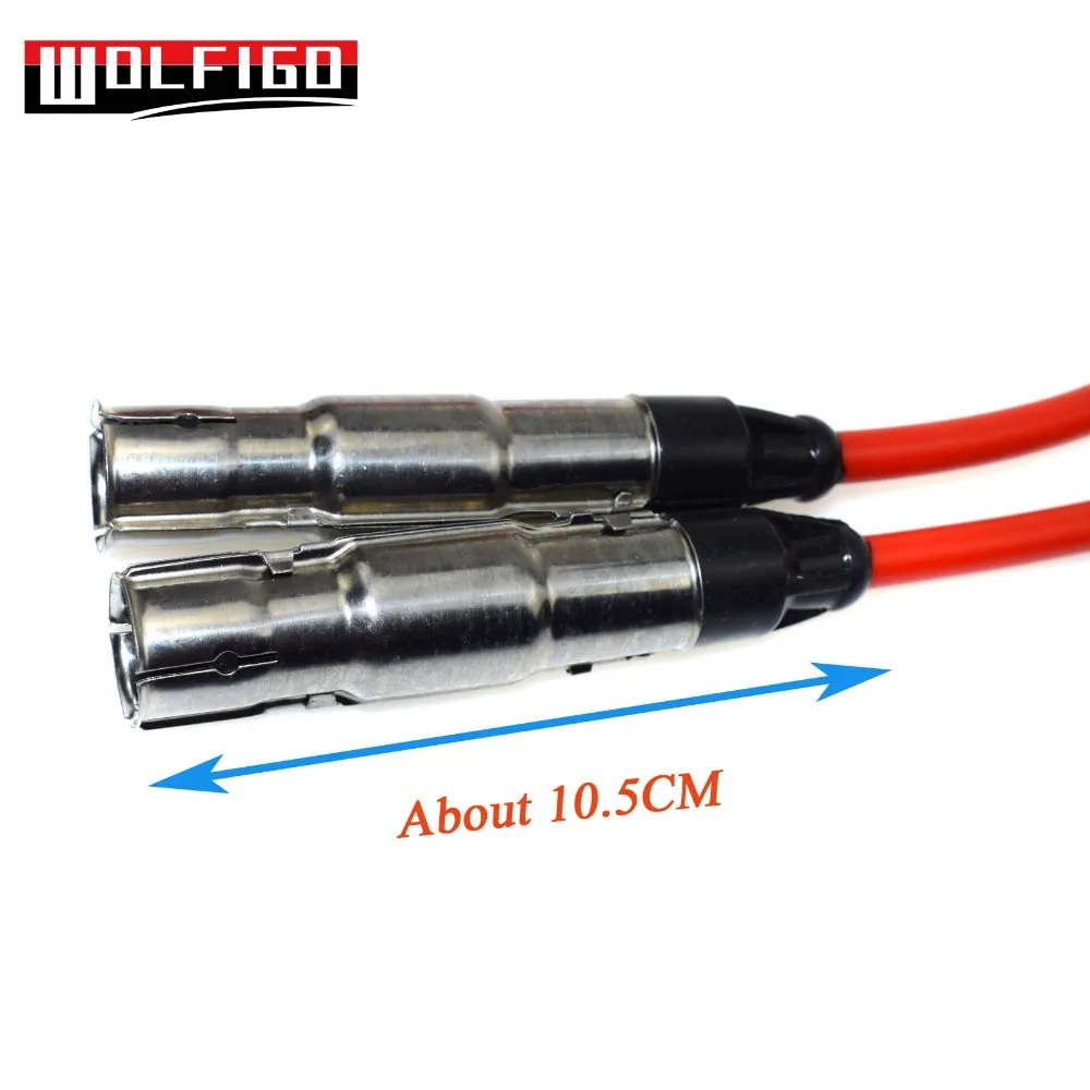 WOLFIGO новый набор проводов свечей зажигания STD для VW Golf Jetta 2.0L L4 57041 27588 QW1493 35 4413|Набор