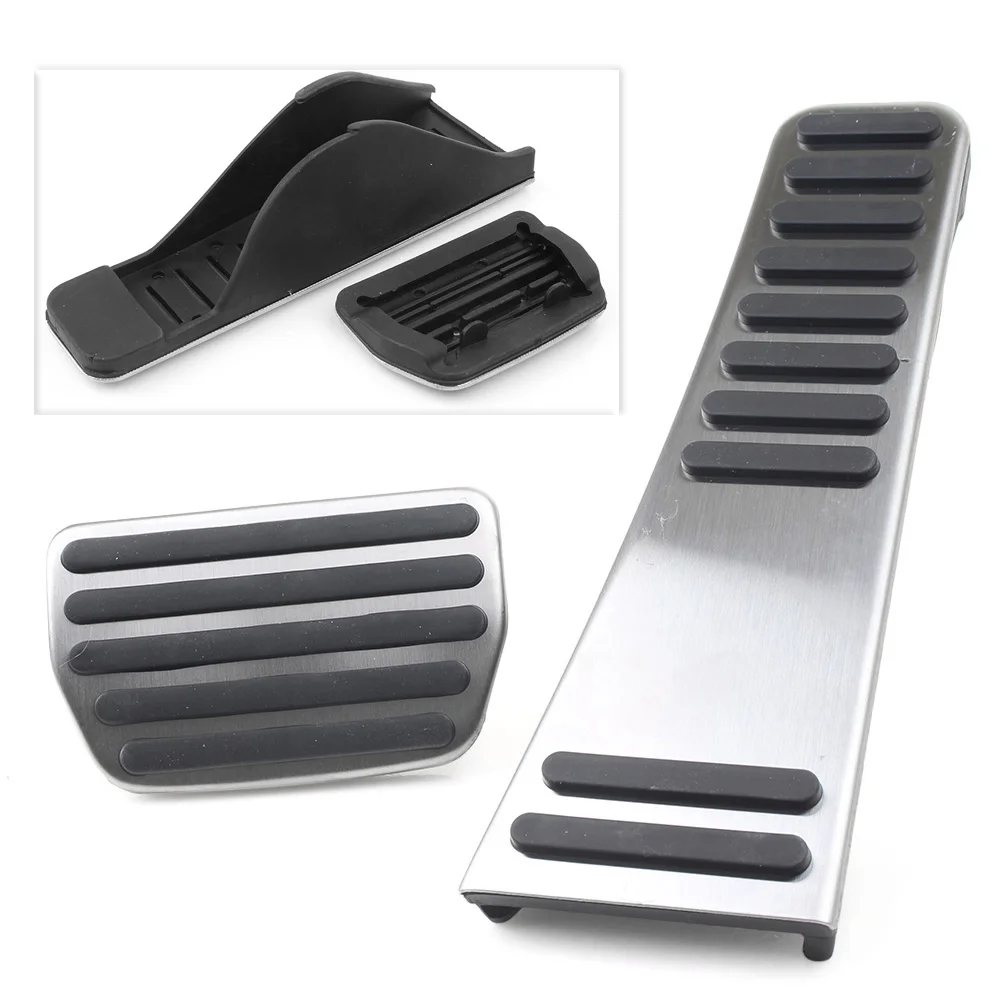 

Aluminum Alloy Fuel Gas Accelerator Brake Pedal Cover Kit For Volvo XC60 2018