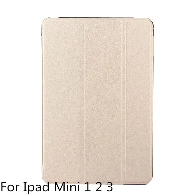 Роскошный Ультратонкий противоударный чехол-книжка из искусственной кожи с подставкой для Apple Ipad Mini 1 2 3 4 чехлов для Ipad Mini Cuero Fundas - Цвет: jin se-mini123