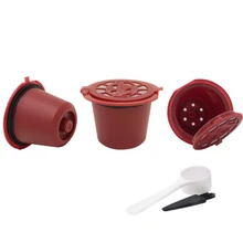 3 шт./компл. Перезаряжаемые многоразовые Pod кофейная капсула Nespresso фильтр кухонные фильтры Кофе фильтр