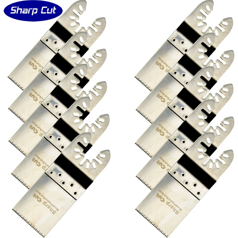 

10pcs/lot Stainless Steel Oscillating Multi Tools Saw Blades Accessories Multimaster Power Tools Saw Blades Reciprocation Saw