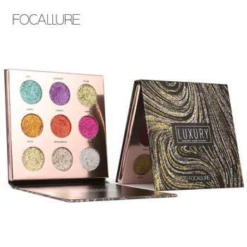 

9 Colors Glitters Shiny Eyeshdow Pallete Pigment Shimmer Rainbow Diamond Pressed Eyeshadow Palette Eyes Beauty Make Up Cosmetic