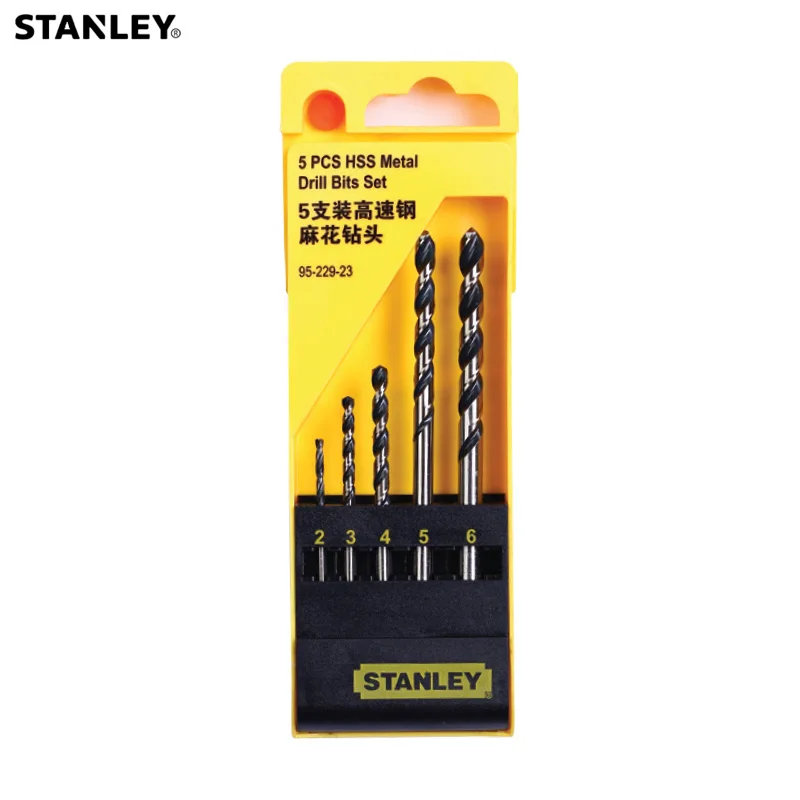 95-229-23 high speed steel twist drill 5pcs