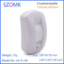 10 шт 100*56*38 мм szomk PIR motion Пластиковый корпус для электроники пластиковый распределительный корпус пластиковый корпус для прибора