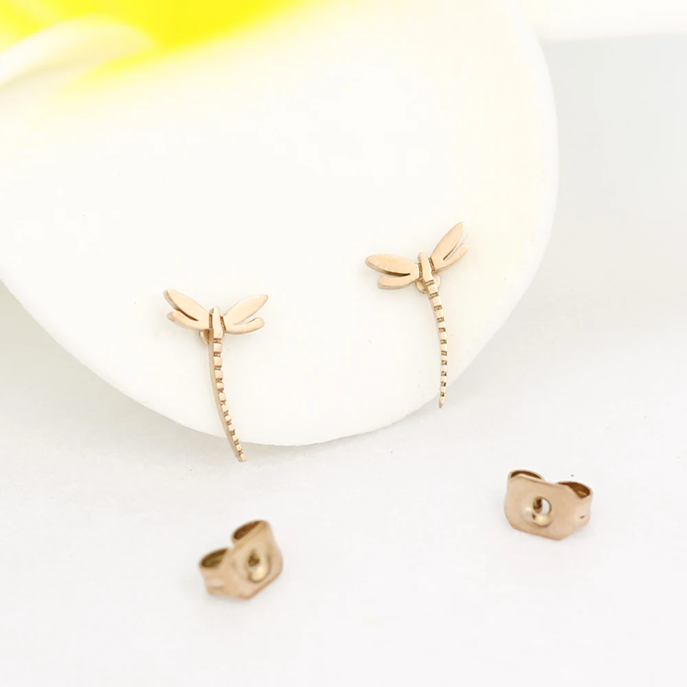 10Pairs Long Tail Dragonfly Earrings Jewelry Wholesale Manufacturer China Factory Rose Gold Fashion Mix Color Lot 2019 | Украшения и