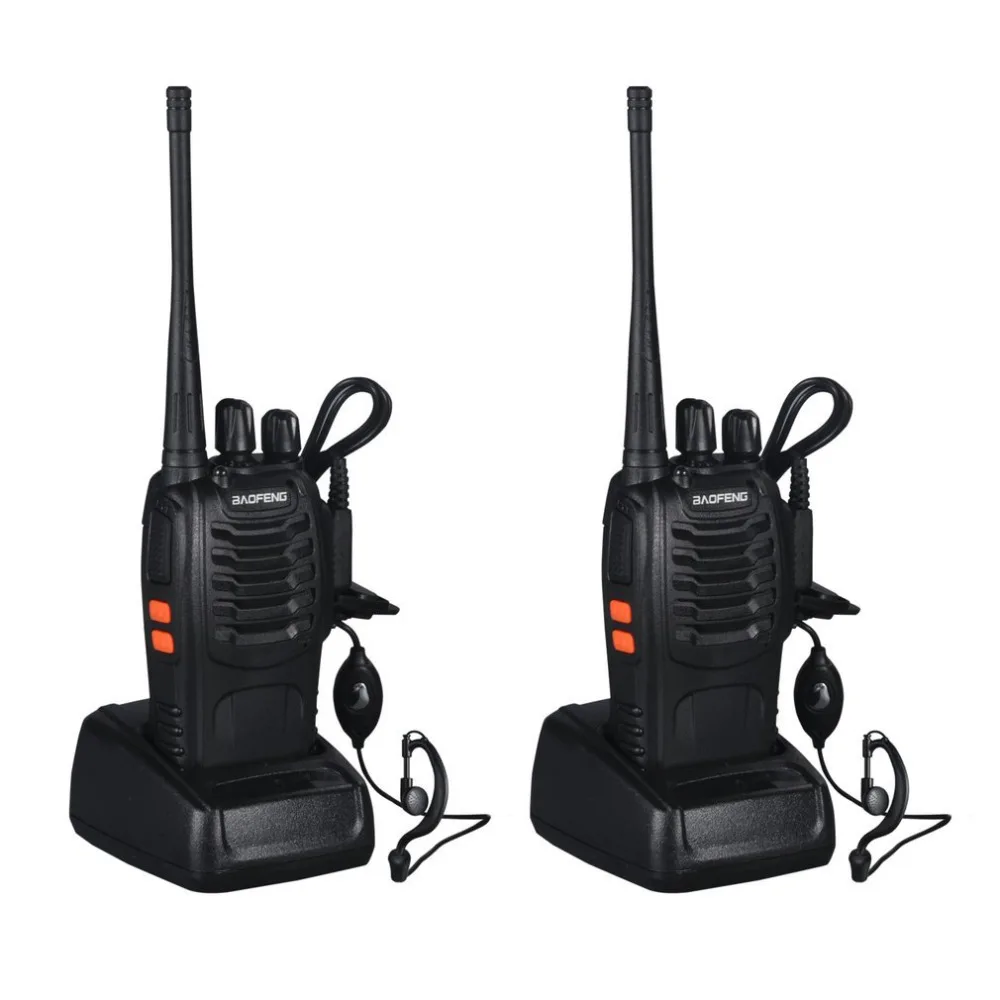 

2PCS Baofeng BF-888S Walkie Talkie 5W Handheld Two Way Radio bf 888s UHF 400-470MHz Frequency Portable CB Radio Communicator