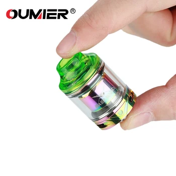 

Electronic Cigarette Oumier Wasp Nano 23mm RTA Single Coil Tank Atomizer PCTG Drip Tip Vape Vaporizer VS Oumier WASP NANO RDTA