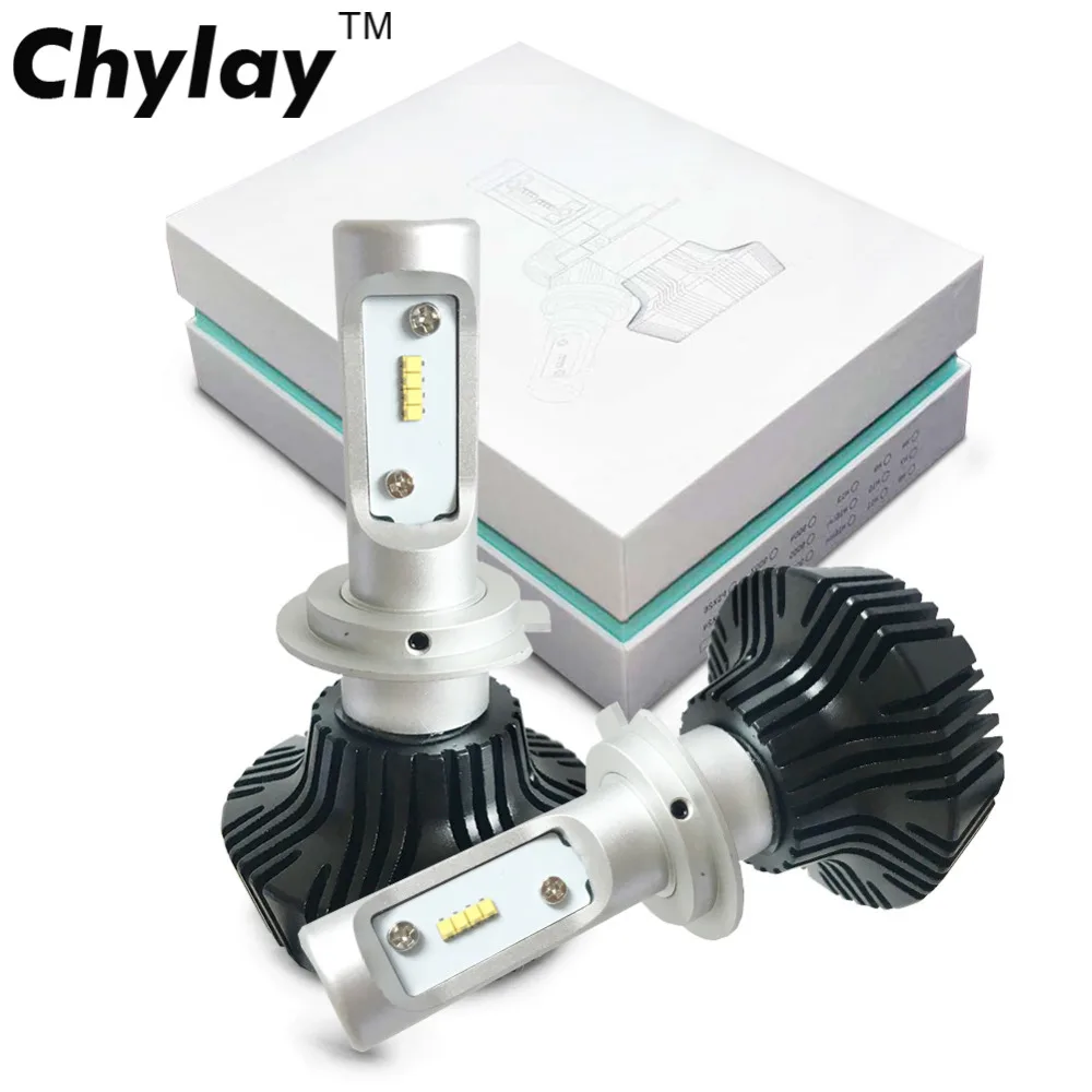 Chylay 2pcs Car Headlight H4 Led H7 H11 H3 H1 9005 9006