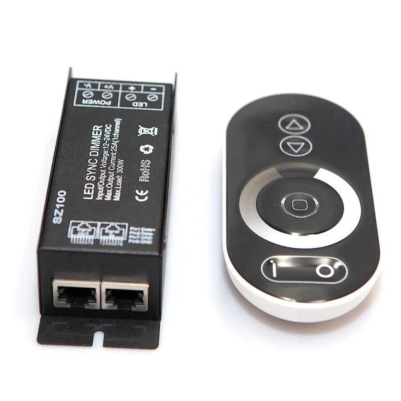 RF Led сенсорный диммер 25A 300 Вт синхронизация SZ100 для led мешалка свет DC12 24V Бесплатная