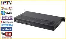 1U Rack HEVC H.265 H.264 HDMI Video Stream Encoder Live Streaming HD IPTV Encoder 4 Channels HDMI To HTTP RTSP RTMP M3U8 Encoder