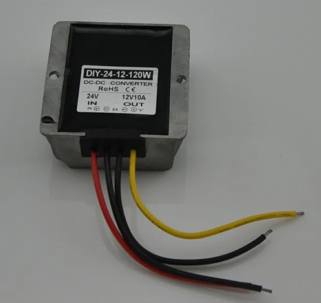 

Dc To Dc Buck Converter Module 24V 36V (15-40V) Step Down To 12V 10A 120W Car Power Adapter Waterproof Regulator