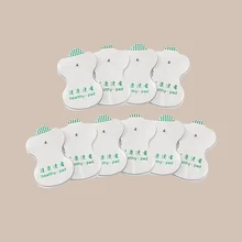 10 шт. портативные здоровые белые электродные подушечки цифровые для Tens акупунктурная цифровая терапевтическая машина Массажный коврик средней частоты