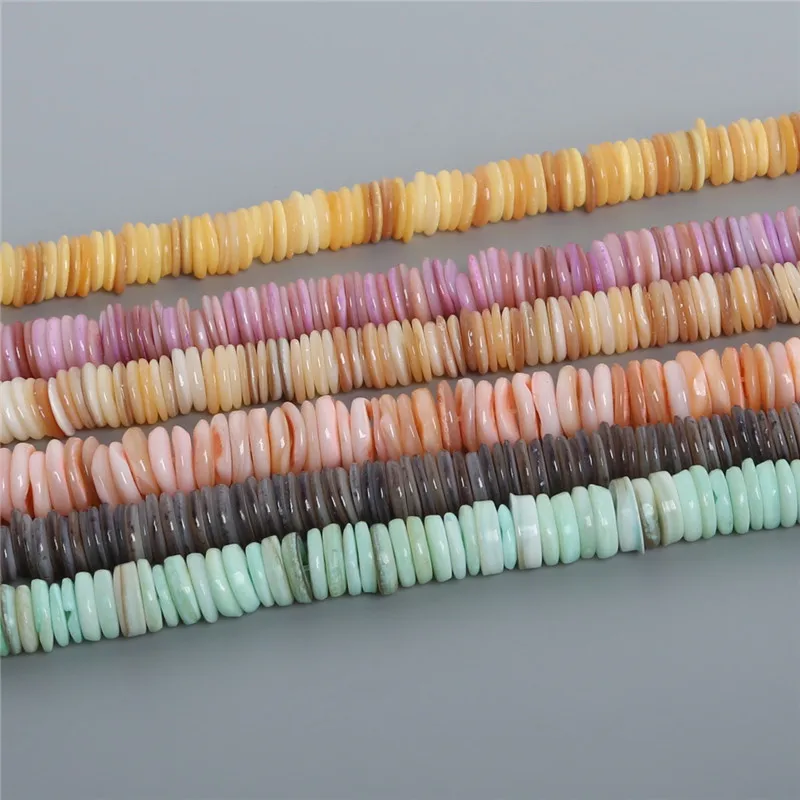 9mm Approx 39cm/Str Natural Stone Beads Sea Shell Beads Chip Beads For Jewelry Making Necklaces Bracelet DIY Jewelry Findings
