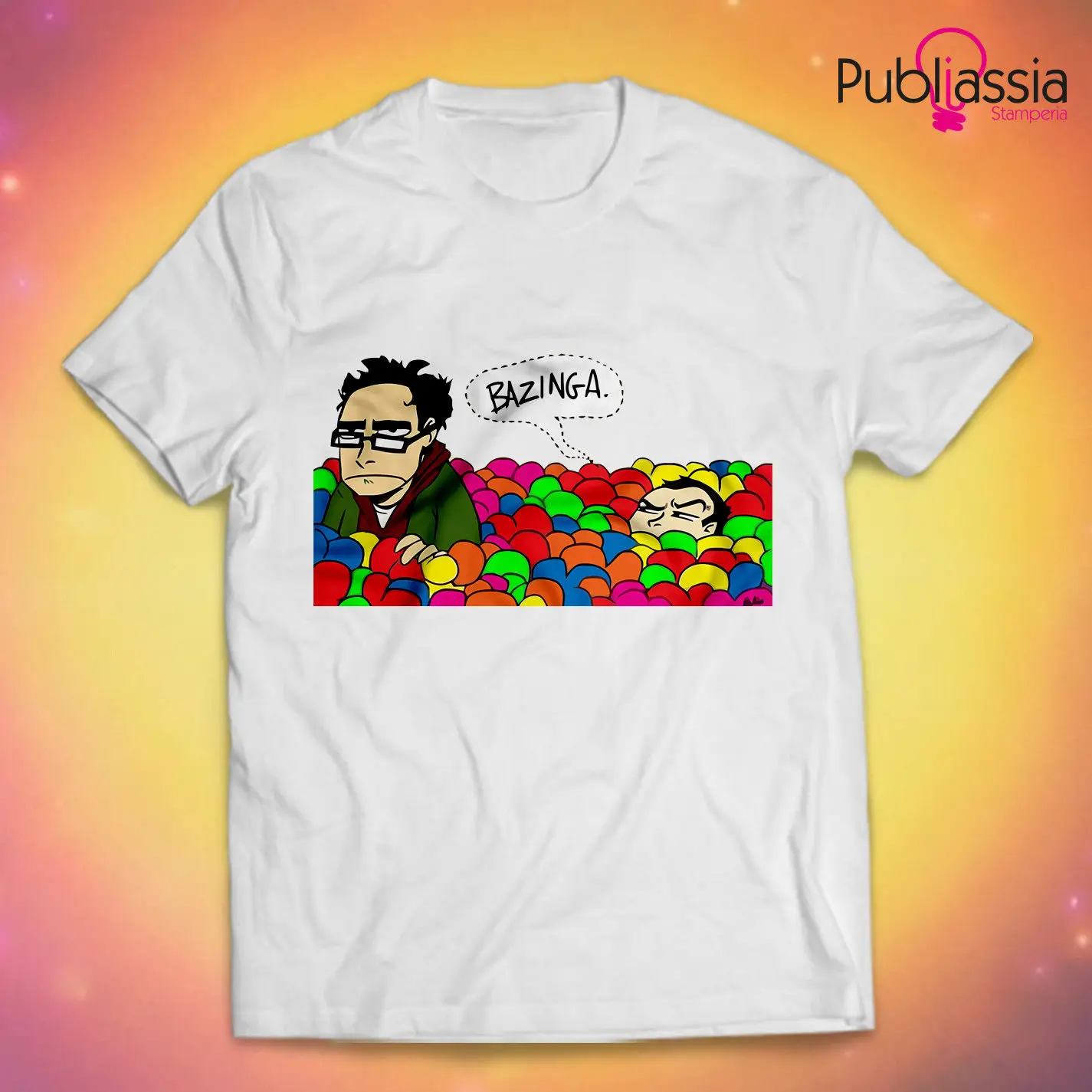 Футболка с надписью The Big Bang Theory TBBT 14 maglietta idea regalo sheldon bazinga tv бесплатная доставка