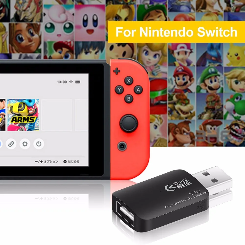 Coov N100 для PS3/PS4/Xbox One/Xbox 360 USB контроллер конвертер адаптер для nintendo Switch NS проводной геймпад джойстик конвертер 1