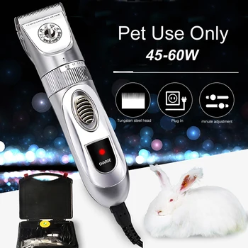 

60W Pet Hair Trimmer Scissors Dog Cattle Cat Rabbits Shaver High Power Horse Grooming Electric Hair Clipper Cutting Machine