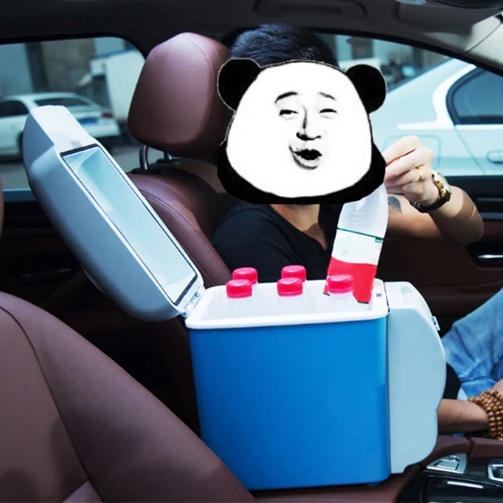 12V 7.5L Facilating Car Refrigerator Mini Electronic Refrigerator Freezer Cooler Travel Dual-use