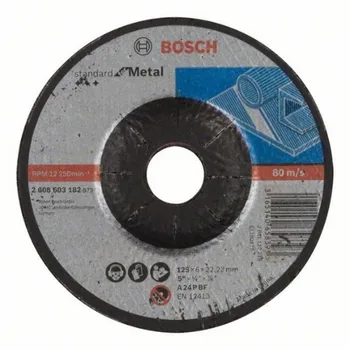 

BOSCH 2608603182 Disc abrasive roughing Standard Metal 125x6mm
