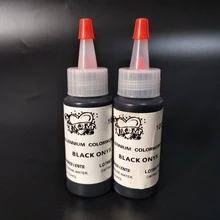 5 шт. черный, белый цвет смешанные цветные чернила для перманентного макияжа 1 унц. 30 мл Перманентный макияж Пигмент для Аксессуары для боди-арта