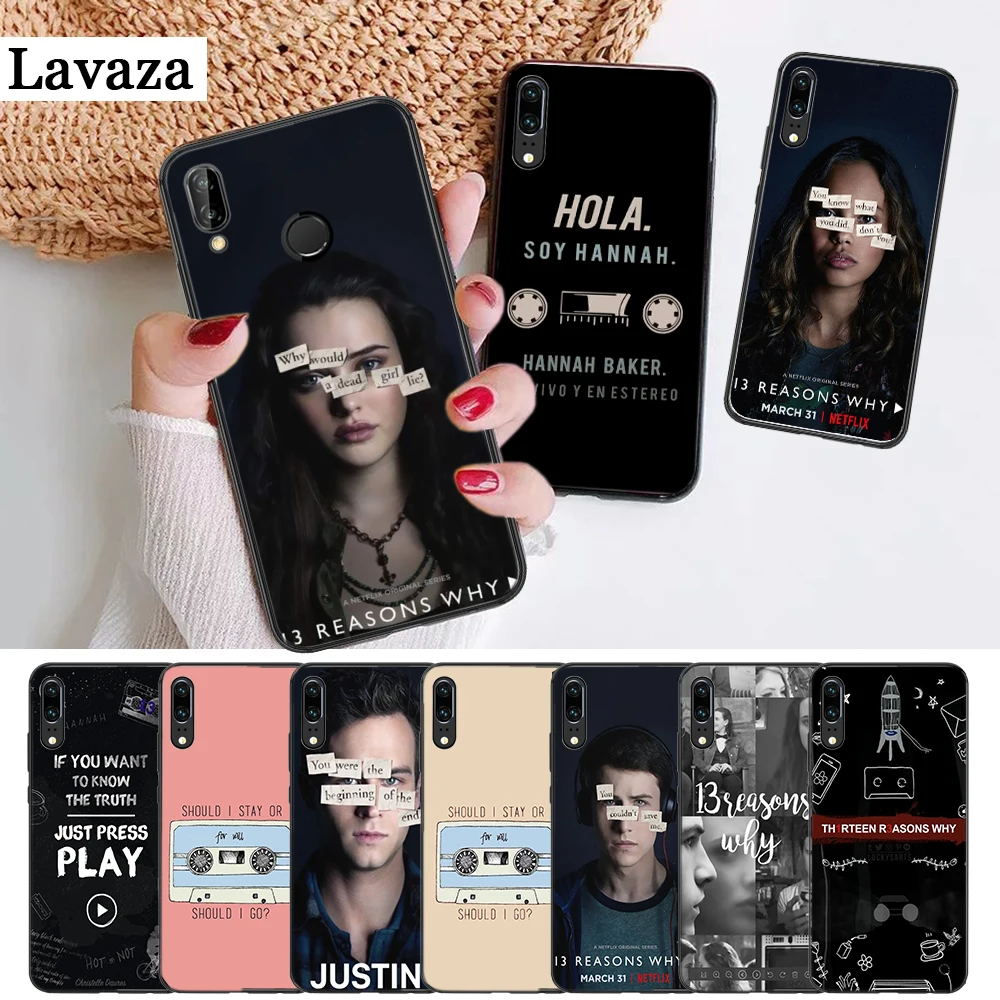 13 причин почему новый дизайн силиконовый чехол для Huawei P8 Lite 2015 2017 P9 2016 Mimi P10 P20 Pro P