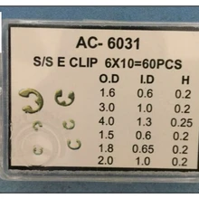 1 компл. хронограф Толкатель кнопки стопорные кольца C-клипы 60x Ассорти CIR клип кольцо