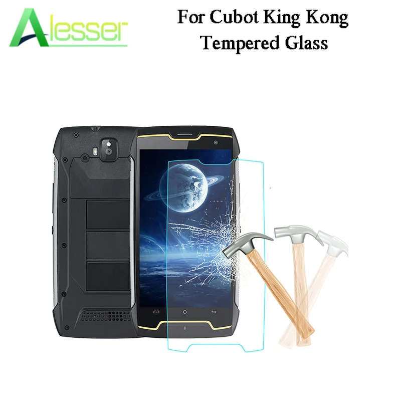 Alesser For Cubot King Kong Tempered Glass Film Screen Protector Anti-shatter Film Replacement Mobile Cellphone Accessories