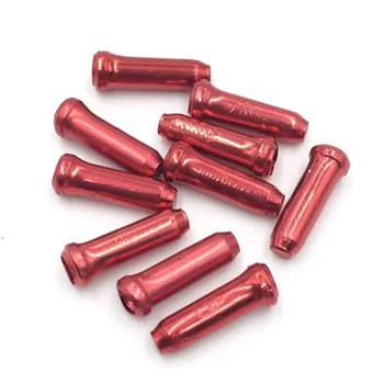 

10 pcs/lot Bike Cycling Bicycle Aluminum Brake Cable Tips Crimps Bicycle Derailleur Shift Cable End Caps Cycling Core Caps