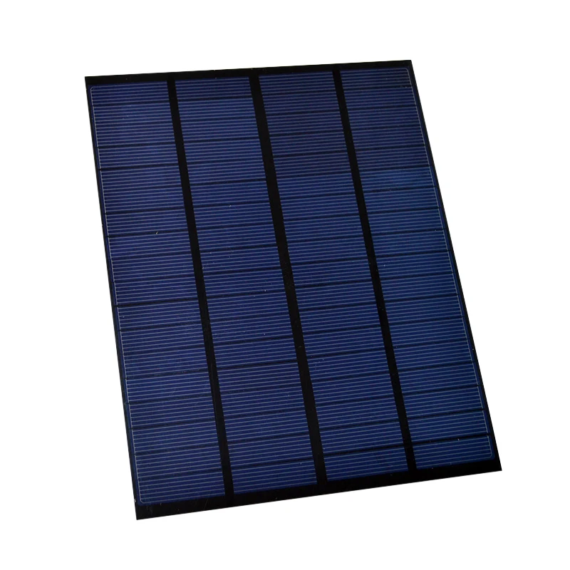ELEGEEK 5 Вт 18 в поликристаллическая солнечная панель ПЭТ мини солнечная панель Зарядка для 12 В батареи DIY солнечная домашняя система 210*165 мм