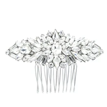 Кристаллы гребень для волос со стразами женские шпильки свадебные аксессуары для волос красивый головной убор 4364