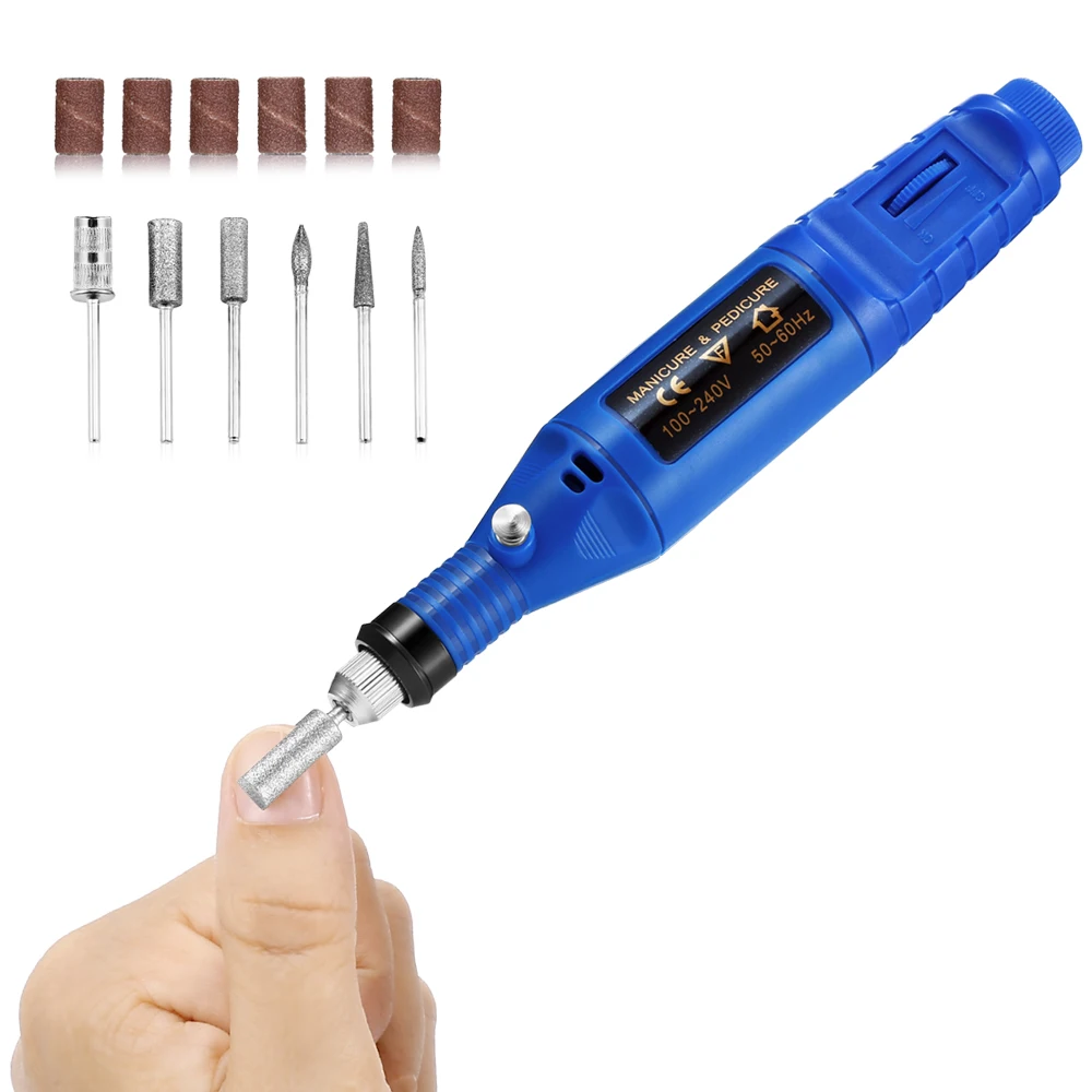 YQ 101 Electric Handheld Rotary Tool Nail Grinder Portable Adjustable