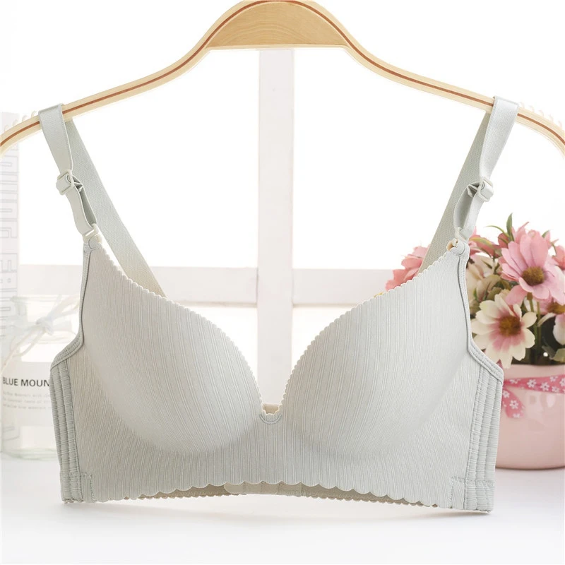 

Women Deep V Cup Bras Push Up Lingerie Seamless Bra Wire Free Bralette Backless Bras Intimates Underwear