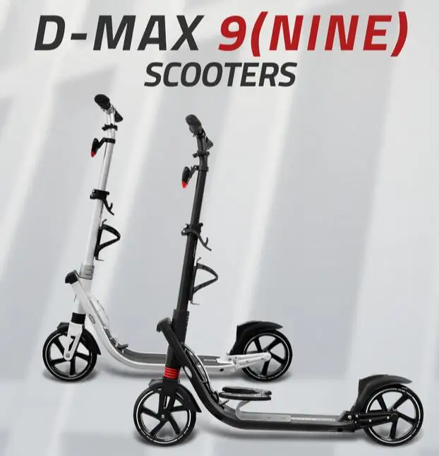 

KUGOO Walking scooter children scooters two wheel skateboard scooter DMAX 9 whole aluminum frame South Korea