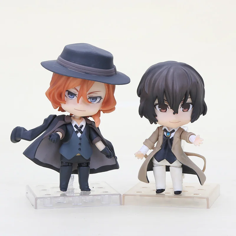 Аниме Фигурка Nendoroid figma Bungo бродячие собаки 657 676 Dazai Osamu Nakahara Chuya фигурка модель игрушки