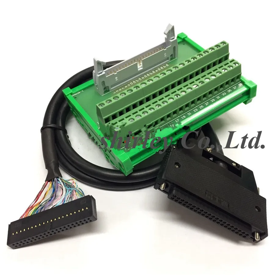 IDC40 IDE calbe к клеммному блоку коммутационная плата idc 40 разъем PLC релейный адаптер
