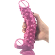 Silicone Realistic Huge Dildo Male Artificial Penis with Suction Cup Big Dick Powerful Sucker Butt Plug Adult Sex Toys for Woman sound control rotating vibrator realistic huge dildo with suction cup male artificial penis dick masturbator sex toys for woman
