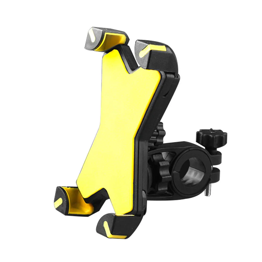 Держатель для телефона кронштейн велосипедная стойка для мобильного телефона Подставка для велосипеда универсальный телескопический держатель YS-BUY - Цвет: Цвет: желтый