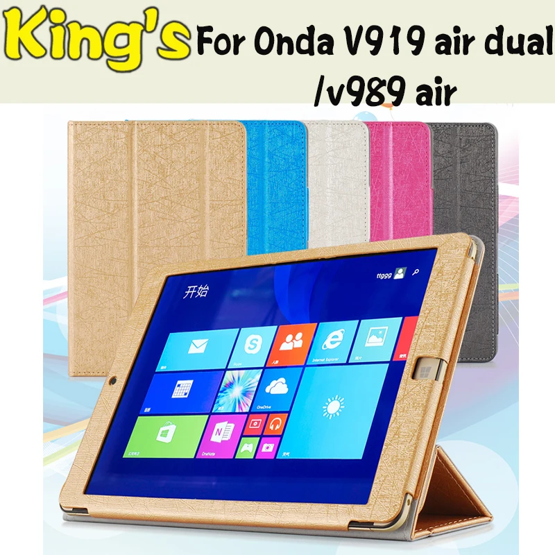 

Pu Leather cover case for Onda v919 air ch/V919 3G Air dual boot ,Protective Case For Onda v989 air octa core With 3 Gifts