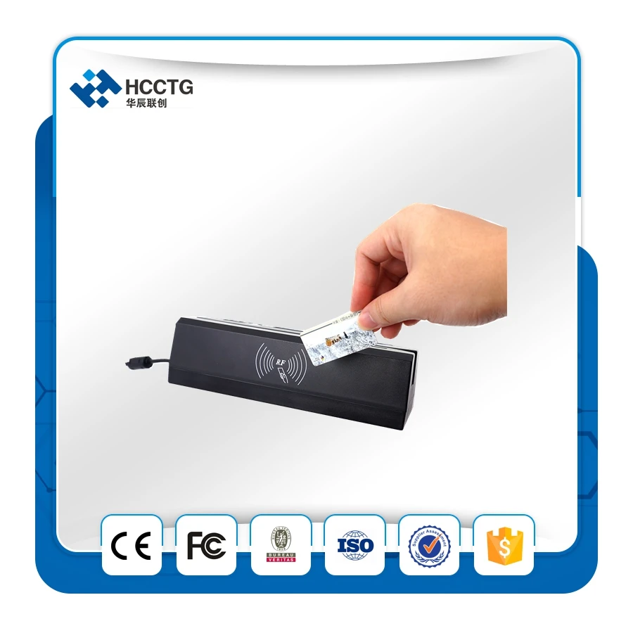

nfc IC RFID PASM reader Writer for access control atm magnetic card encoder/reader/writer with free SDK HCC80
